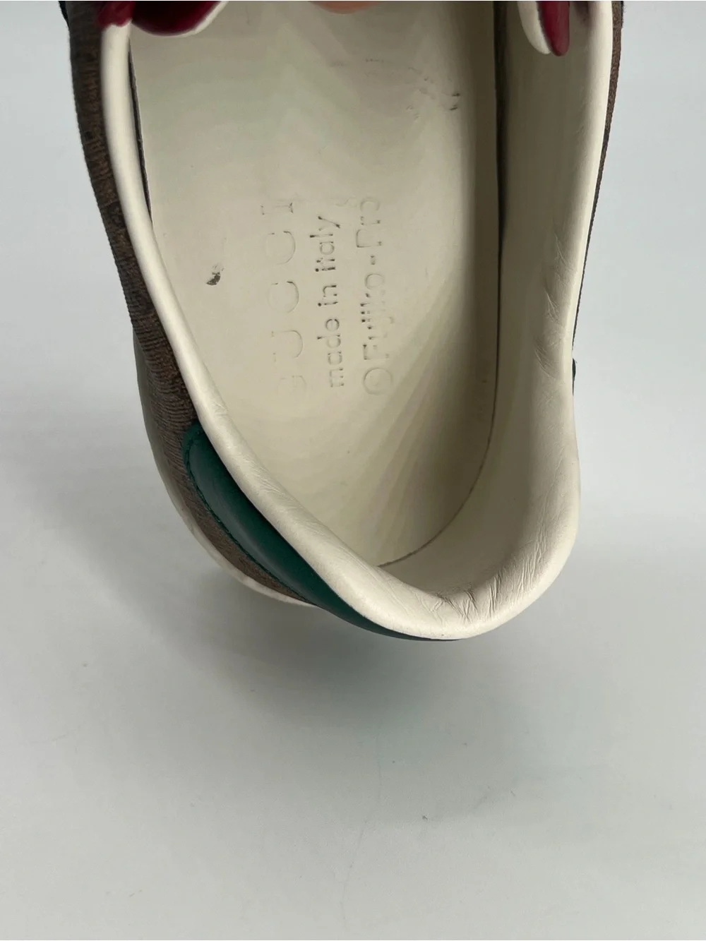 GUCCI X DORAEMON GG Monogram Canvas Sneakers Size 6 US
